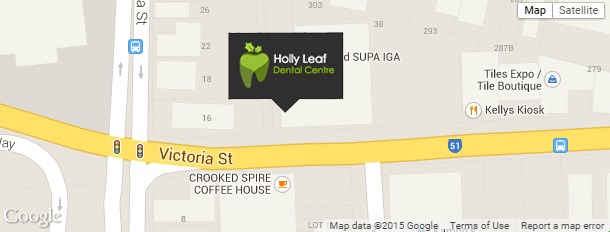 Holly Leaf Dental Centre Location Map